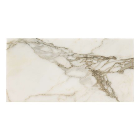 MSI Bianco Dolomite 12"X24" Beveled Marble Floor And Wall Tile, 5PK ZOR-NS-0097